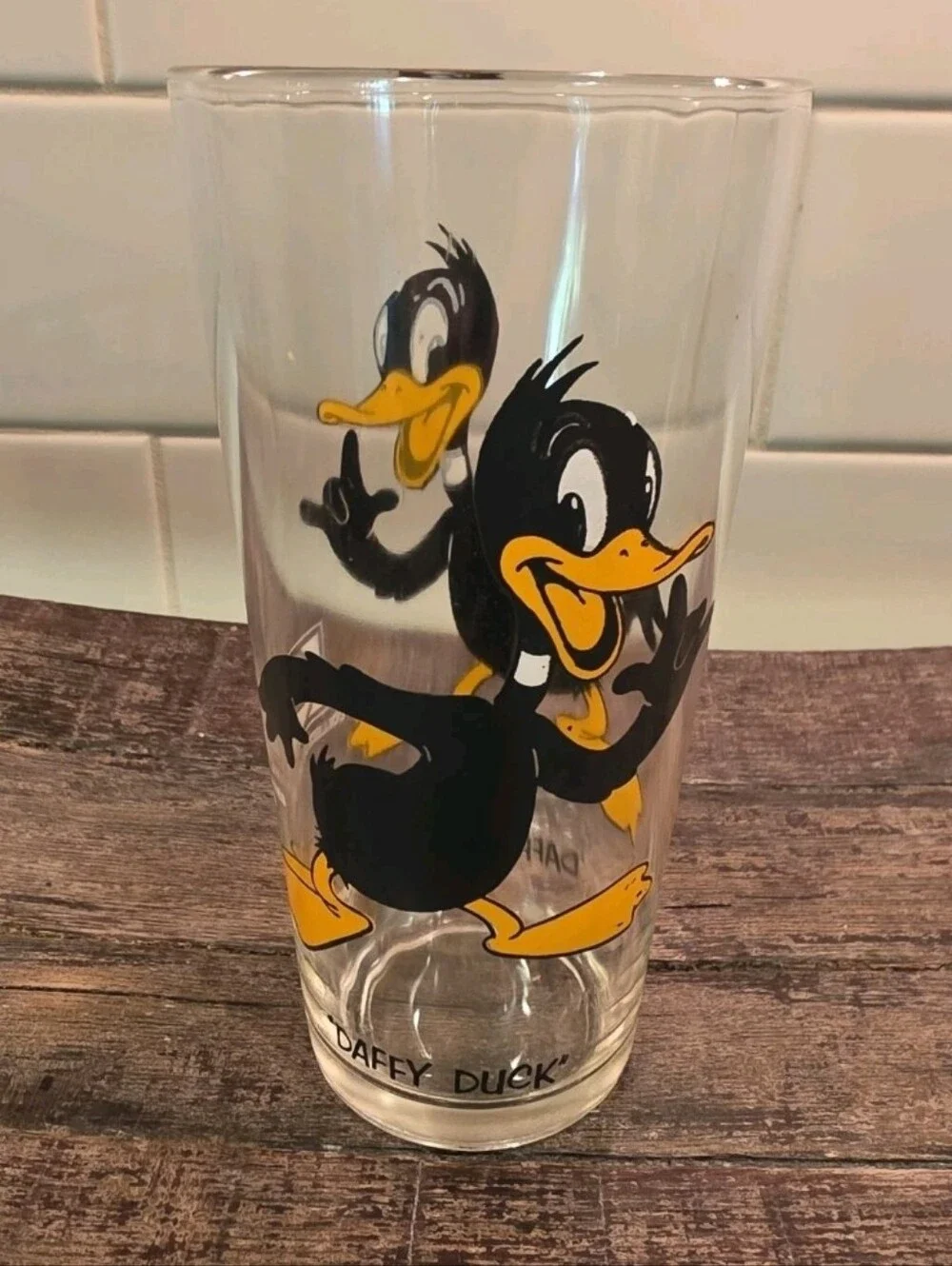 Vintage Pepsi Collector Series Daffy Duck Drinking Glass